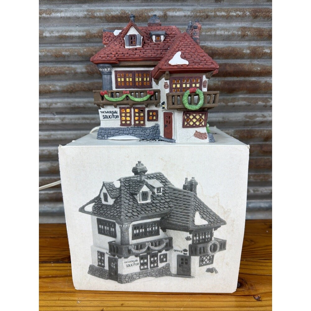 Dept 56 Mr. Wickfield Solicitor Dickens Village Series Heritage Collection